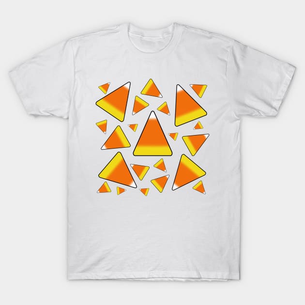 Candy Corn T-Shirt by BlakCircleGirl